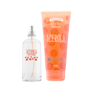 Calda de Banho e Spray Perfumado de Acerola